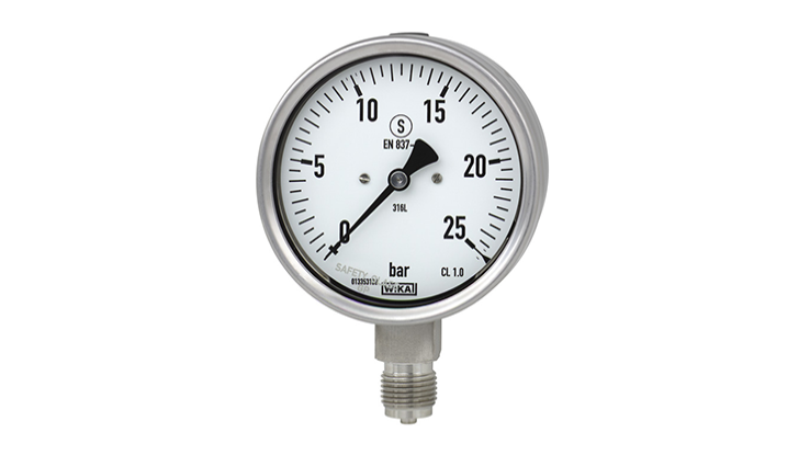 Pressure Gauge Three Times Scale Mini Dial Pressure Meter Accurate for Water for Gas for Oil 