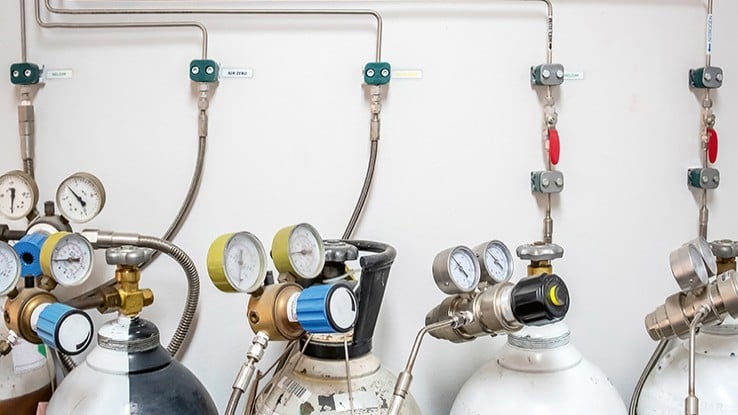 Monitoraggio bombole di gas