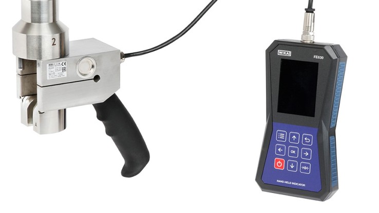 FRKPS chain hoist test set from WIKA with new hand-held indicator