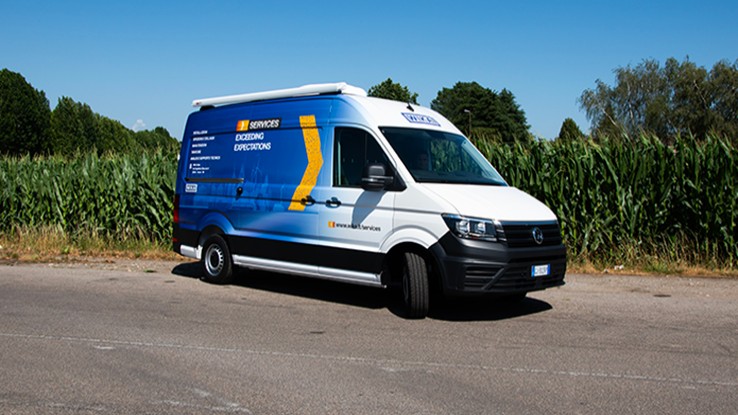 Service Van per tarature in campo