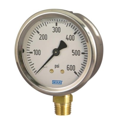 Liquid filled gauge