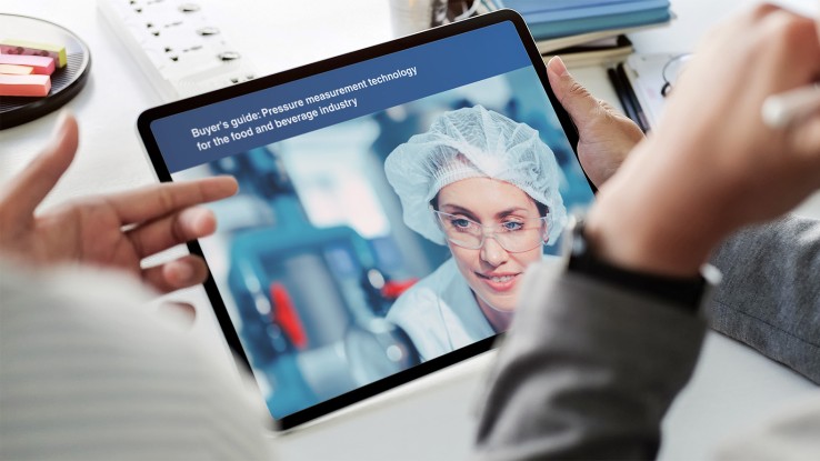 Your free buyer’s guide: Pressure measurement technology for the food and beverage industry